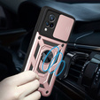 Etui pancerne do Vivo V21 5G, CamShield Slide, różowe rose gold