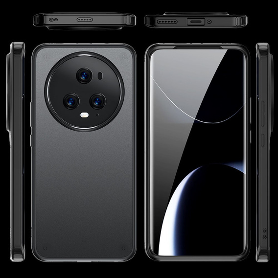 Etui do Honor Magic 5 Pro, Fusion Hybrid, czarne