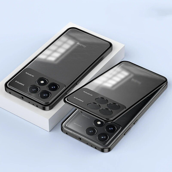 Etui do Xiaomi Poco F6 Pro, Frame Case, czarne