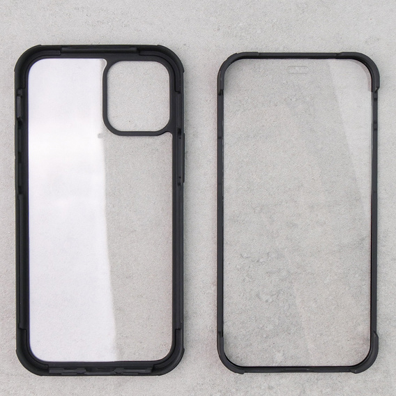 Etui do iPhone 12 / 12 Pro, ERBORD Guardian, czarne