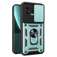 Etui pancerne do Xiaomi 13, CamShield Slide, zielone