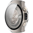 2w1 Etui z twardą ramką i szkłem hartowanym do Huawei Watch 5 42mm - przezroczyste