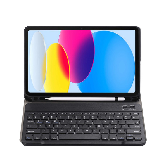Etui z klawiaturą do iPad 11" 2025 A16 (11 gen.) / iPad 10.9" 2022 (10 gen.), Pen Slot, czarne