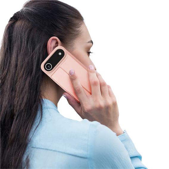 Etui Dux Ducis do iPhone 17 Air, Skin Pro, z klapką, z miejscem na kartę,  różowe