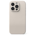 Etui Ringke do iPhone 15 Pro Max, Silicone MagSafe, szare
