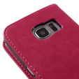 Etui z klapką do Samsung Galaxy S7 Edge, Butterfly, różowe