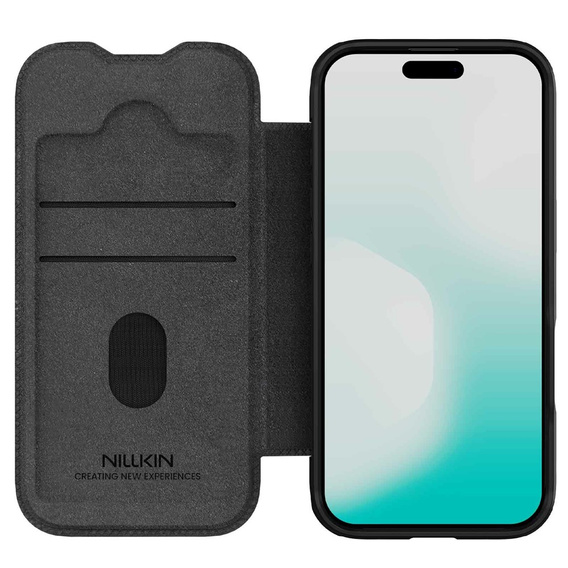 Etui z klapką NILLKIN CamShield Qin Pro do iPhone 17