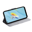 Etui z klapką do Oppo A17, Wallet, Sakura niebieskie