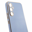 Etui do Samsung Galaxy S24+ Plus, Glamour CamShield, niebieskie