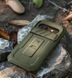 Etui Dexnor Kickstand do Google Pixel 9a – pancerne, z podstawką, zielone