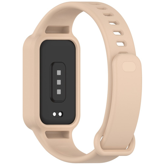 2x Pasek Silikonowy do Xiaomi Smart Band 9 Active / Xiaomi Redmi Band 3, Różowy, Niebieski
