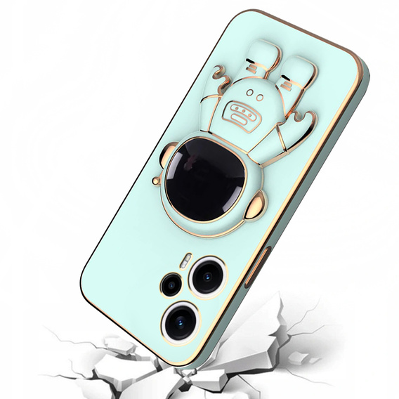 Etui do Xiaomi Poco F5, Astronaut, zielone