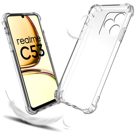 Etui do Realme C53 4G, Dropproof, Przezroczyste