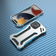 Etui R-JUST do iPhone 13 Pro, pancerne Hollow Armour, niebieskie