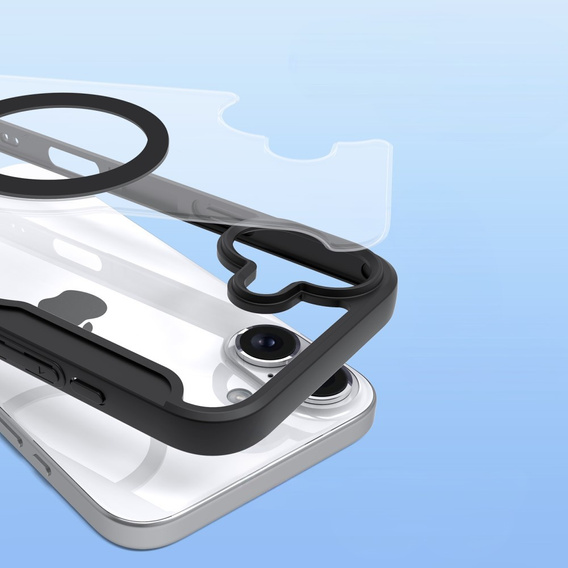 Etui Dux Ducis do iPhone 16, Skin X Pro, MagSafe, czarne