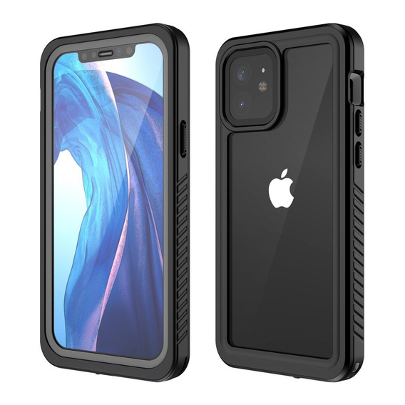 Etui Wodoodporne IP68 do iPhone 12, czarne