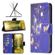 Etui z klapką do Xiaomi Redmi Note 13 5G, Wallet, Butterflies fioletowe