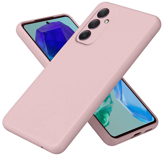 Etui do Samsung Galaxy M55 5G, Silicone Lite, różowe