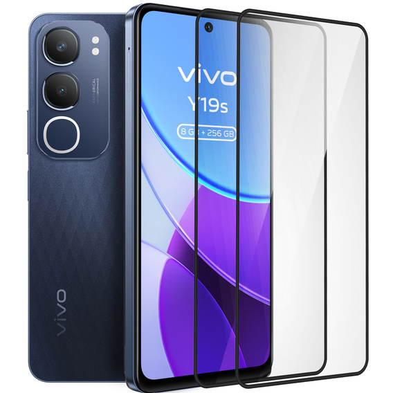 2x Szkło Hartowane ERBORD 3D do Vivo Y19s – ochrona całego ekranu