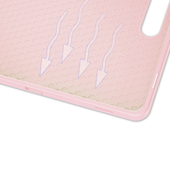 Etui do Samsung Galaxy Tab S10 FE+ Plus, Smartcase z miejscem na rysik, różowe