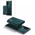 Etui do Samsung Galaxy S23 Ultra, DG.MING 2in1, zielone