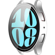 2w1 Etui + Szkło Hartowane do Samsung Galaxy Watch 6 40mm, Srebrne
