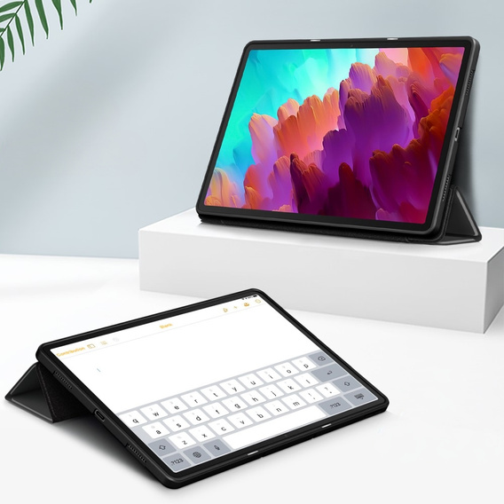 Etui do Lenovo Tab P12, Smartcase z miejscem na rysik, czarne