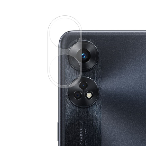 2x Szkło hartowane na aparat ERBORD do Oppo Reno8 T 4G, przezroczyste