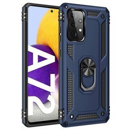 Etui pancerne do Samsung Galaxy A72 5G, Nox Case Ring, niebieskie