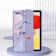 Etui Smartcase Hybrid do Xiaomi Redmi Pad SE 11", z miejscem na rysik – fioletowe Marble