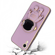 Etui do iPhone XR, Astronaut, fioletowe