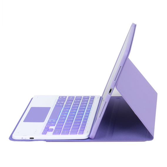 Etui z podświetlaną klawiaturą Bluetooth i touchpadem do Samsung Galaxy Tab A11+