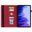 Etui do Lenovo Tab P12, Classic, z miejscem na rysik, czerwone