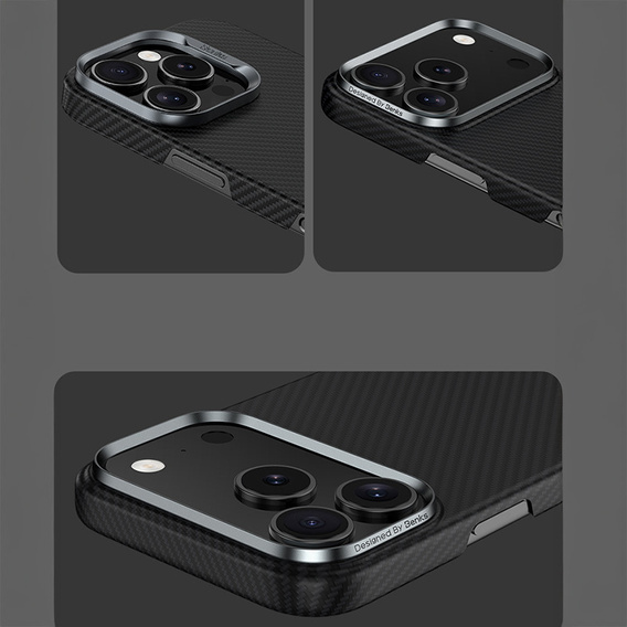 Etui BENKS Kevlar Armor Air Carbon Fiber 600D A070 do MagSafe do iPhone 17 Pro Max