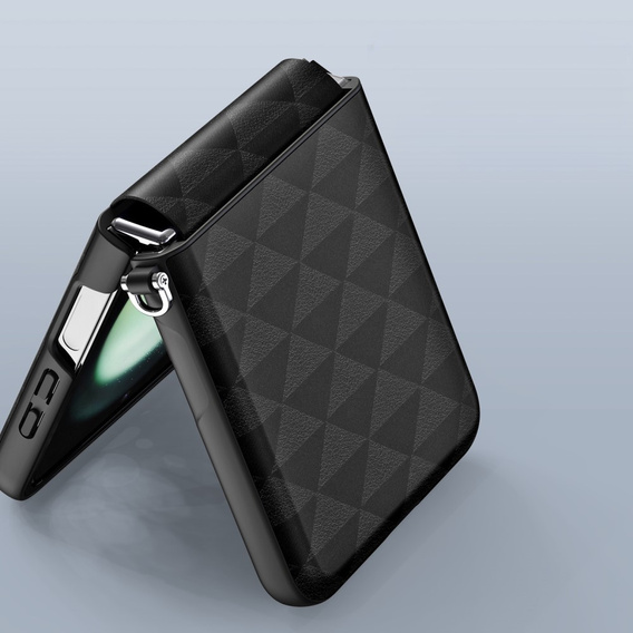 Etui Dux Ducis do Samsung Galaxy Z Flip7 FE / Z Flip6, Fitt, czarne