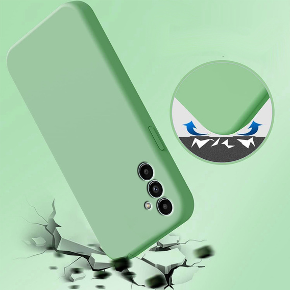 Etui do Samsung Galaxy A04S / A13 5G, Silicone Lite, miętowe