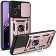 Etui pancerne do Motorola Edge 40, CamShield Slide, różowe rose gold