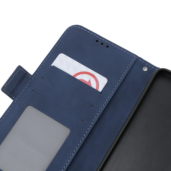 Etui z klapką do Oppo A38 4G / Oppo A18 4G, Card Slot, niebieskie