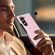 Etui z klapką do Samsung Z Fold5 5G, Smart View Wallet, różowe