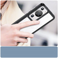 Etui do Huawei P60 / P60 Pro, Fusion Hybrid, przezroczyste / czarne