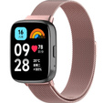 Pasek Bransoleta Milanese do Xiaomi Redmi Watch 3 Active, Różowa