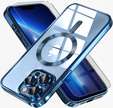 Etui do iPhone 13 Pro, Electro MagSafe, niebieskie + Szkło na ekran
