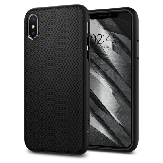 Etui Spigen do iPhone X/XS, Liquid Air, czarne