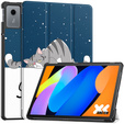 Etui do Lenovo Idea Tab 11" 2025 TB336FU TB336ZU, z funkcją podstawki, Smartcase, Śpiący kot