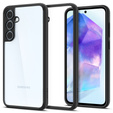 Etui Spigen do Samsung Galaxy A55 5G, Ultra Hybrid, czarne + Szkło Hartowane 9H