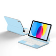 Etui z klawiaturą do iPad 11" 2025 A16 (11 gen.) / iPad 10.9" 2022 (10 gen.), Magnetic Keyboard Touchpad, niebieskie