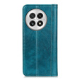 Etui z klapką do OnePlus 13, Split Leather, zielone