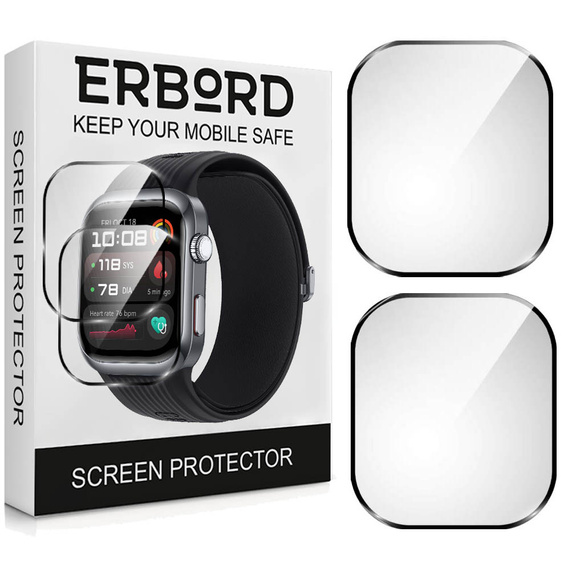 2x Szkło Hybrydowe ERBORD do Huawei Watch D2