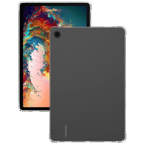 Etui do Samsung Galaxy Tab A9+, Silikonowe, przezroczyste