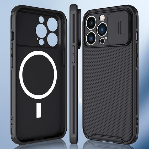 Etui do iPhone 13 Pro, Camera Slide, czarne